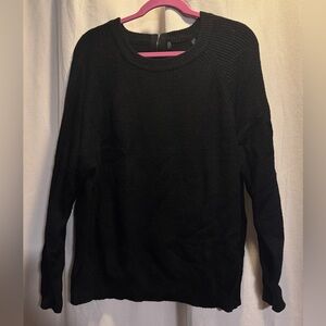 Primark Crew Neck Scoop Sweater Black